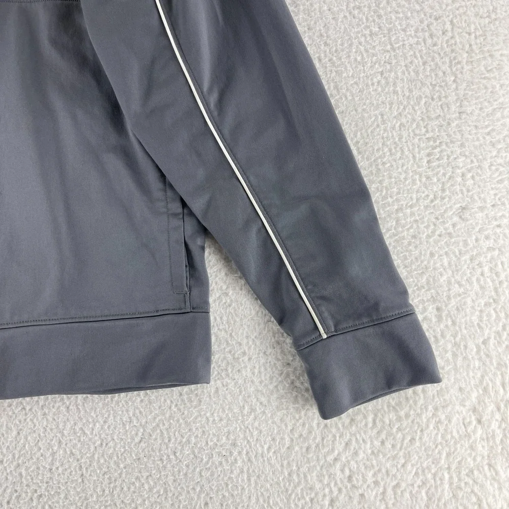 Under‎ Armour Basketball Jacket Mens Large Gray Full Zip Long Sleeve Notre Dame